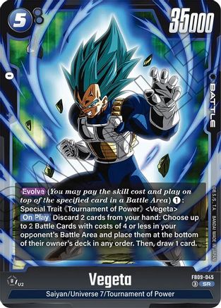 Image of Vegeta - FB09-045 (FB09-045) - Dual Evolution Holofoil