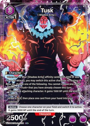 Image of Tusk (U*) (UE17BT/SLG-1-031) - UE17BT SOLO LEVELING Foil