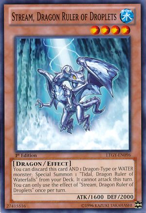 Image of Stream, Dragon Ruler of Droplets (LTGY-EN096) - Lord of the Tachyon Galaxy Unlimited