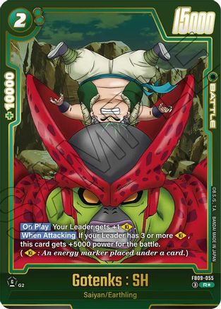 Image of Gotenks : SH (Alternate Art) (FB09-055) - Dual Evolution Holofoil