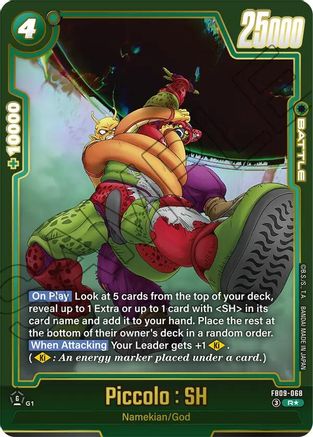 Image of Piccolo : SH - FB09-068 (Alternate Art) (FB09-068) - Dual Evolution Holofoil