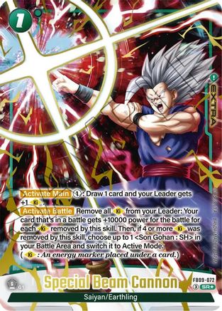 Image of Special Beam Cannon (Alternate Art) (FB09-072) - Dual Evolution Holofoil