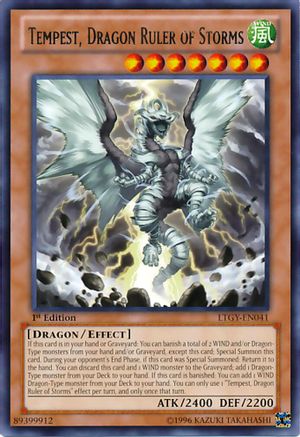 Image of Tempest, Dragon Ruler of Storms (LTGY-EN041) - Lord of the Tachyon Galaxy Unlimited