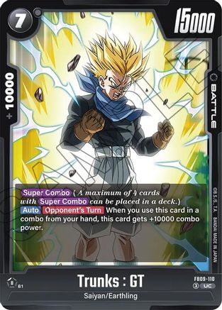 Image of Trunks : GT - FB09-110 (FB09-110) - Dual Evolution