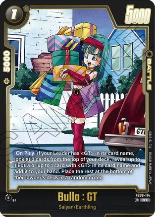 Image of Bulla : GT (Alternate Art) (FB09-114) - Dual Evolution Holofoil