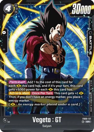 Image of Vegeta : GT - FB09-117 (FB09-117) - Dual Evolution Holofoil