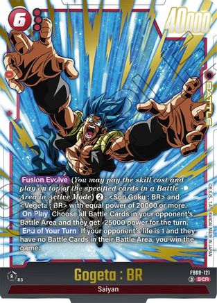 Image of Gogeta : BR - FB09-121 (FB09-121) - Dual Evolution Holofoil
