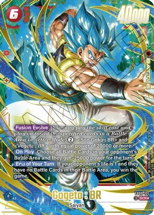 Image of Gogeta : BR - FB09-121 (Alternate Art) (FB09-121) - Dual Evolution Holofoil