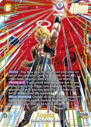 Image of Gogeta (Alternate Art) (FB09-122) - Dual Evolution Holofoil
