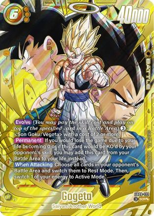 Image of Gogeta (Super Alternate Art) (FB09-122) - Dual Evolution Holofoil