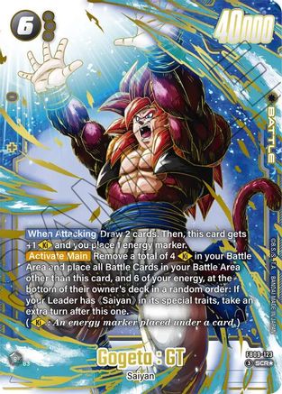Image of Gogeta : GT - FB09-123 (Alternate Art) (FB09-123) - Dual Evolution Holofoil