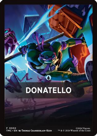 Image of Donatello Theme Card (TMC-002) - Commander: Teenage Mutant Ninja Turtles