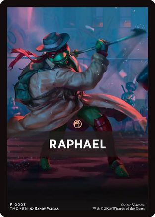 Image of Raphael Theme Card (TMC-003) - Commander: Teenage Mutant Ninja Turtles