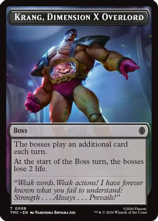 Image of Krang, Dimension X Overlord (TMC-008) - Commander: Teenage Mutant Ninja Turtles
