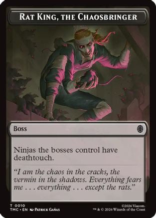 Image of Rat King, The Chaosbringer (TMC-010) - Commander: Teenage Mutant Ninja Turtles