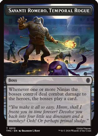 Image of Savanti Romero, Temporal Rogue (TMC-012) - Commander: Teenage Mutant Ninja Turtles