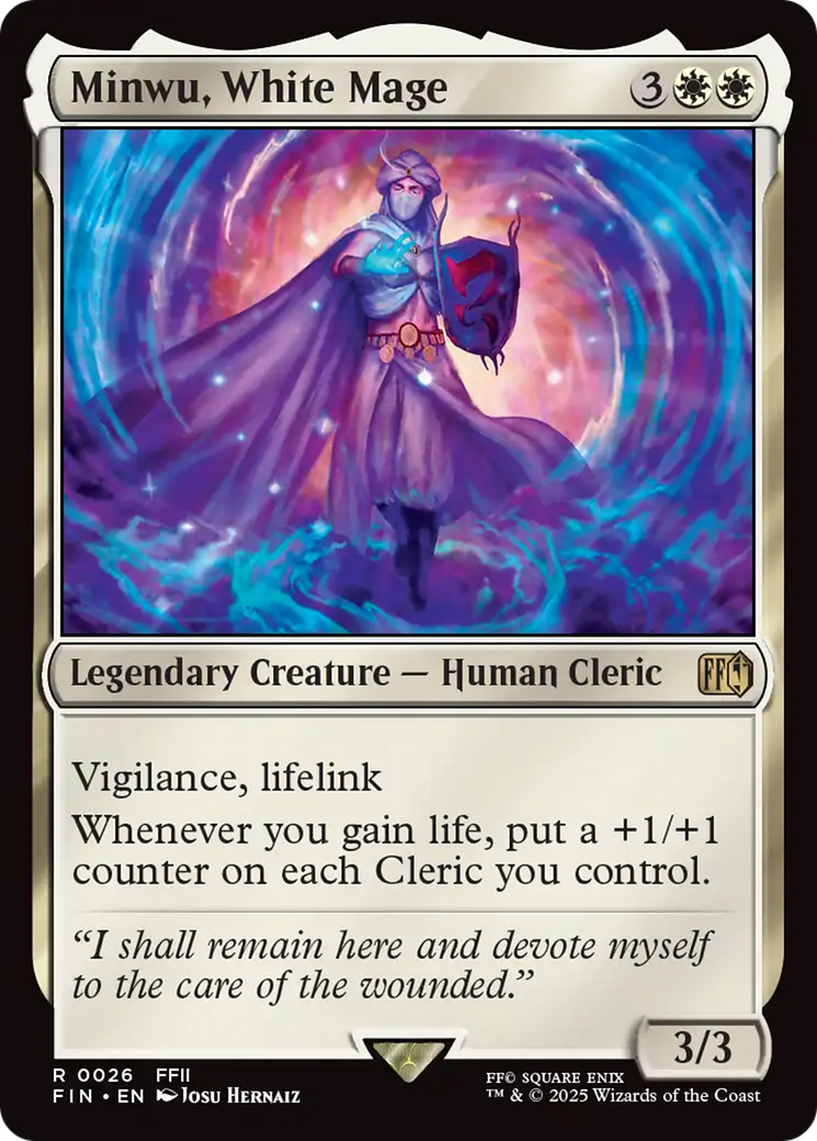 Image of Minwu, White Mage (FIN-026) - FINAL FANTASY