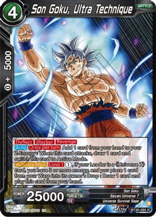 Image of Son Goku, Ultra Technique (BT30-085) - Three Glorious Fighters Foil