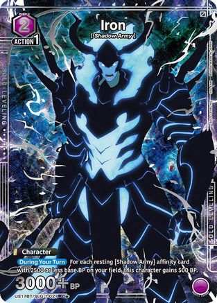 Image of Iron (C*) (UE17BT/SLG-1-027) - UE17BT SOLO LEVELING Foil