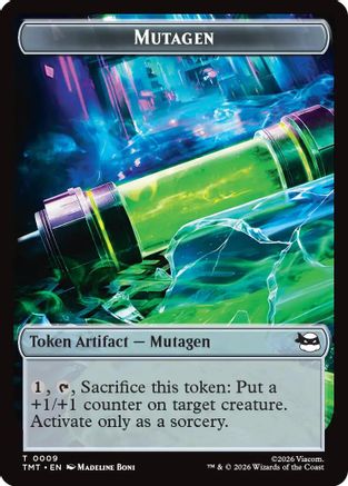 Image of Mutagen // Food Double-Sided Token (TMT-9 // 8) - Teenage Mutant Ninja Turtles