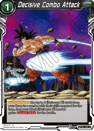Image of Decisive Combo Attack (BT30-105) - Three Glorious Fighters Foil