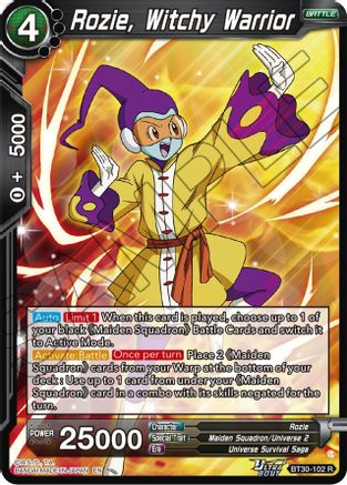 Image of Rozie, Witchy Warrior (BT30-102) - Three Glorious Fighters Foil
