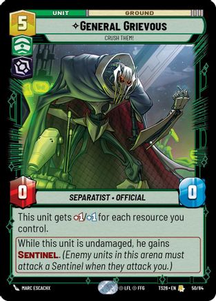 Image of General Grievous - Crush Them! (50/84) - Twin Suns
