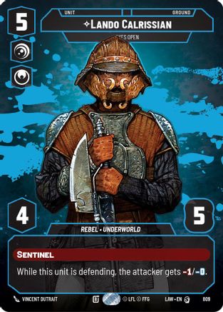 Image of Lando Calrissian - Eyes Open (Prestige) (809) - A Lawless Time