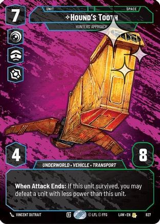 Image of Hound's Tooth - Hunters' Approach (Prestige Foil) (827) - A Lawless Time Foil