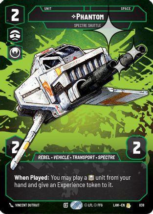 Image of Phantom - Spectre Shuttle (Prestige Foil) (838) - A Lawless Time Foil