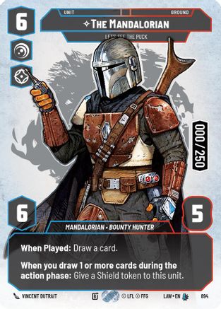 Image of The Mandalorian - Let's See The Puck (Serialized) (894) - A Lawless Time Foil