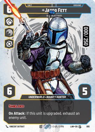 Image of Jango Fett - Wily Mercenary (Serialized) (895) - A Lawless Time Foil