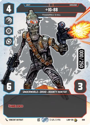 Image of IG-88 - Programmed to Kill (Serialized) (899) - A Lawless Time Foil