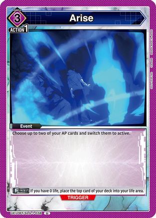 Image of Arise (UE17BT/SLG-1-038) - UE17BT SOLO LEVELING