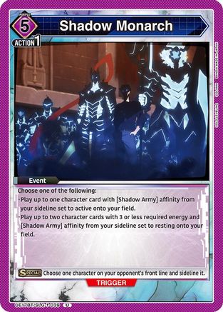 Image of Shadow Monarch (UE17BT/SLG-1-039) - UE17BT SOLO LEVELING