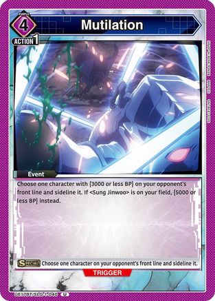 Image of Mutilation (UE17BT/SLG-1-040) - UE17BT SOLO LEVELING