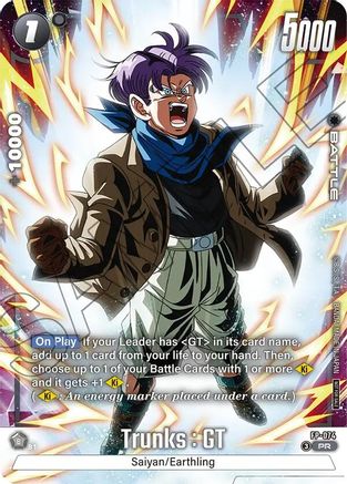 Image of Trunks : GT - FP-074 (Tournament Pack 10) (FP-074) - Tournament and Championship Promos Holofoil