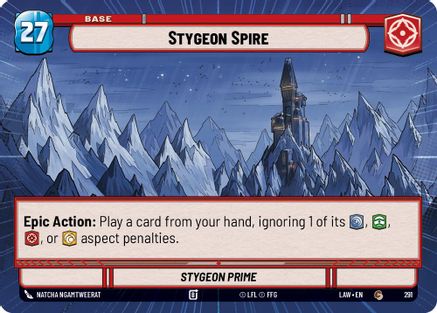 Image of Stygeon Spire // Shield (Hyperspace) (291 // T06) - A Lawless Time