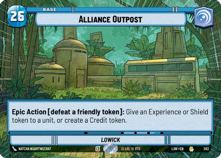 Image of Alliance Outpost (Hyperspace) (283) - A Lawless Time