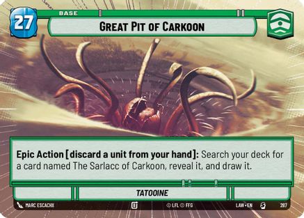 Image of Great Pit of Carkoon (Hyperspace) (287) - A Lawless Time