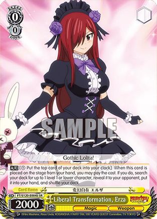 Image of Liberal Transformation, Erza (SR) (FT/S120-E004S SR) - FAIRY TAIL 100 YEARS QUEST