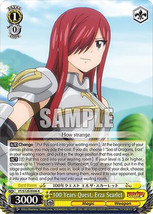 Image of 100 Years Quest, Erza Scarlet (FT/S120-E006 R) - FAIRY TAIL 100 YEARS QUEST