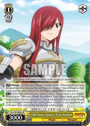 Image of 100 Years Quest, Erza Scarlet (SR) (FT/S120-E006S SR) - FAIRY TAIL 100 YEARS QUEST