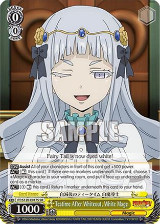 Image of Teatime After Whiteout, White Mage (SR) (FT/S120-E017S SR) - FAIRY TAIL 100 YEARS QUEST