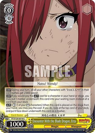 Image of Encounter With the Blade Dragon, Erza (FT/S120-E018 C) - FAIRY TAIL 100 YEARS QUEST