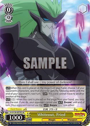 Image of Whiteout, Fried (SR) (FT/S120-E019S SR) - FAIRY TAIL 100 YEARS QUEST