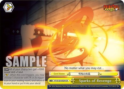 Image of Sparks of Revenge (FT/S120-E024 CR) - FAIRY TAIL 100 YEARS QUEST