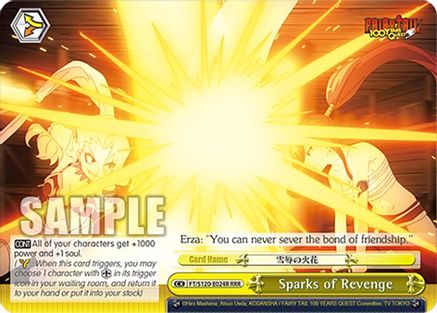 Image of Sparks of Revenge (RRR) (FT/S120-E024R RRR) - FAIRY TAIL 100 YEARS QUEST