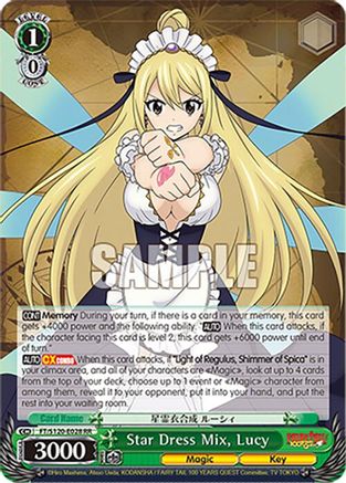 Image of Star Dress Mix, Lucy (FT/S120-E028 RR) - FAIRY TAIL 100 YEARS QUEST