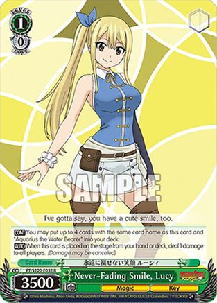 Image of Never-Fading Smile, Lucy (FT/S120-E031 R) - FAIRY TAIL 100 YEARS QUEST